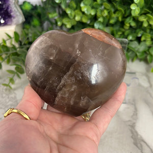 Smoky Quartz Heart