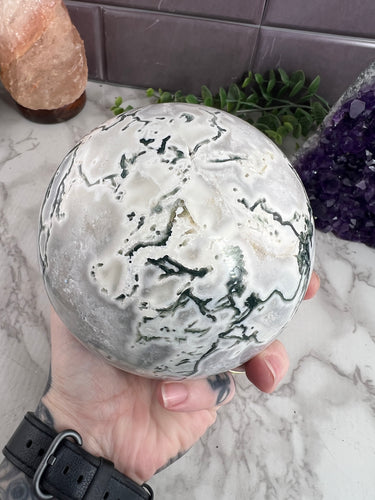 Moss Agate Sphere