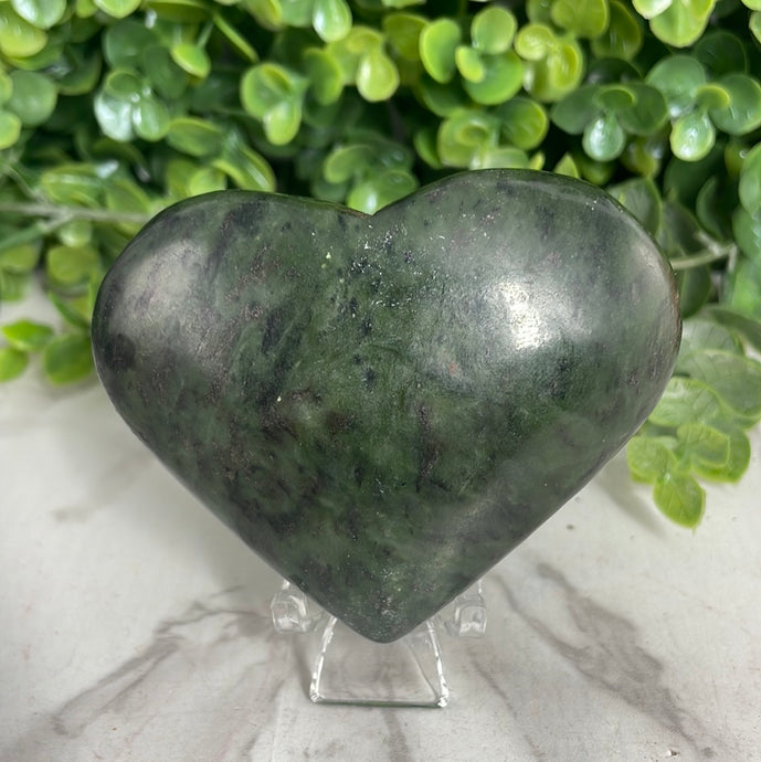 Nephrite Jade Heart