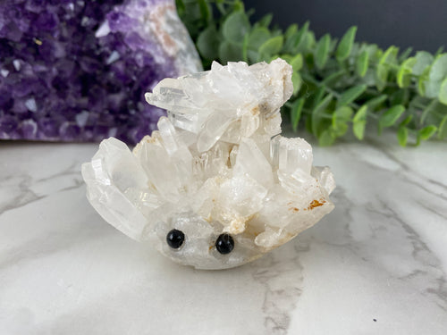 Clear Quartz Cluster Hedgehog