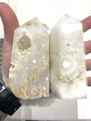 Moroccan Quartz Geode Tower