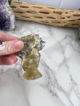 Load image into Gallery viewer, Yellow Fluorite and Quartz Specimen